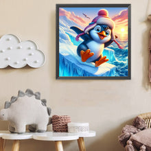 Load image into Gallery viewer, Penguin-Full Round Diamond Painting-40x40cm
