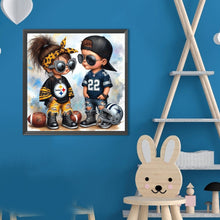 Load image into Gallery viewer, Girl-Full Round Diamond Painting-40x40cm
