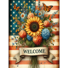 Load image into Gallery viewer, Sunflower Frog-Full Round Diamond Painting-30x40cm
