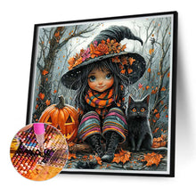 Load image into Gallery viewer, Girl-Full Round Diamond Painting-40x40cm
