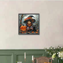 Load image into Gallery viewer, Girl-Full Round Diamond Painting-40x40cm
