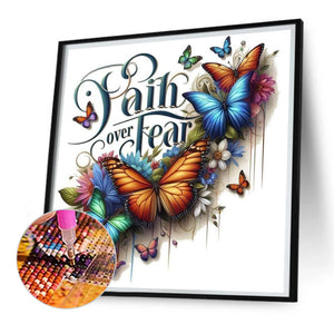 Overcoming Fear-Full Square Diamond Painting-35x35cm