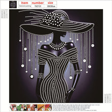 Load image into Gallery viewer, Elegant Lady-Partial Special Diamond Painting-30x30cm
