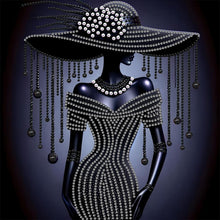 Load image into Gallery viewer, Elegant Lady-Partial Special Diamond Painting-30x30cm
