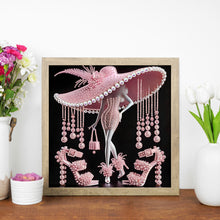 Load image into Gallery viewer, Elegant Lady-Partial Special Diamond Painting-30x30cm
