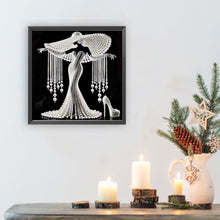 Load image into Gallery viewer, Elegant Lady-Partial Special Diamond Painting-30x30cm
