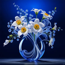 Load image into Gallery viewer, Luminous Rose-Full Round Diamond Painting-30x30cm

