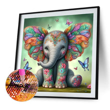 Load image into Gallery viewer, Elephant-Full Round Diamond Painting-30x30cm
