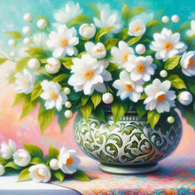 Load image into Gallery viewer, Hydrangea-Full Round Diamond Painting-30x30cm
