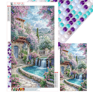 Landscape-Full Round Diamond Painting-40x70cm-Large Size