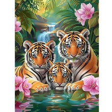 Load image into Gallery viewer, Bear-Full Round Diamond Painting-30x40cm
