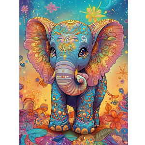 Bear-Full Round Diamond Painting-30x40cm