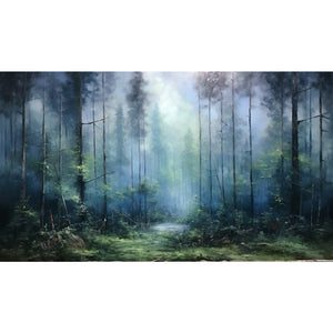 Forest-Full Round Diamond Painting-70x40cm-Large Size