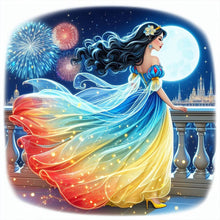 Load image into Gallery viewer, Princess-Full Round Diamond Painting-40x40cm
