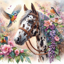 Load image into Gallery viewer, Horse-Full Round Diamond Painting-40x40cm
