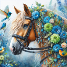 Load image into Gallery viewer, Horse-Full Round Diamond Painting-40x40cm
