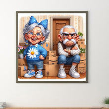 Load image into Gallery viewer, Old People-Full Round Diamond Painting-40x40cm
