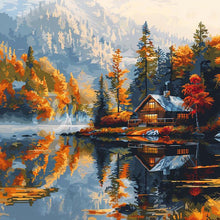 Load image into Gallery viewer, House-Full Round Diamond Painting-40x40cm
