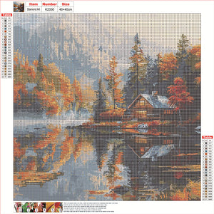 House-Full Round Diamond Painting-40x40cm