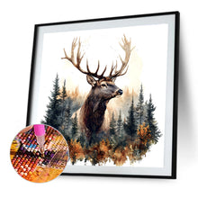 Load image into Gallery viewer, Deer-Full Round Diamond Painting-30x30cm

