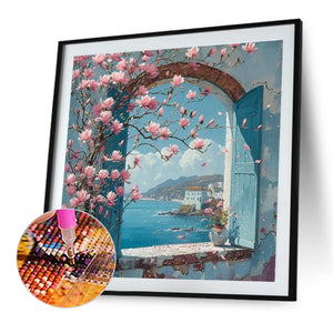 Sea-Full Round Diamond Painting-40x40cm