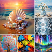 Load image into Gallery viewer, Tree-Full Round Diamond Painting-30x30cm
