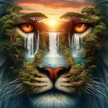 Load image into Gallery viewer, Wolf-Full Round Diamond Painting-40x40cm
