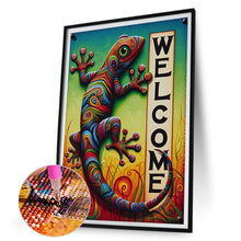Load image into Gallery viewer, Lizard-Full Round Diamond Painting-30x45cm
