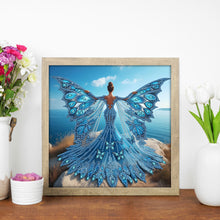 Load image into Gallery viewer, Angel Wings Girl-Partial Special Diamond Painting-30x30cm
