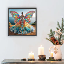Load image into Gallery viewer, Angel Wings Girl-Partial Special Diamond Painting-30x30cm
