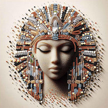 Load image into Gallery viewer, Abstract Egyptian Portrait-Partial Special Diamond Painting-30x30cm
