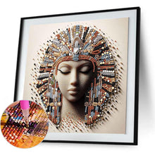 Load image into Gallery viewer, Abstract Egyptian Portrait-Partial Special Diamond Painting-30x30cm
