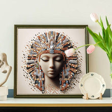Load image into Gallery viewer, Abstract Egyptian Portrait-Partial Special Diamond Painting-30x30cm
