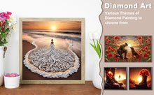 Load image into Gallery viewer, Beach Dress Beauty-Partial Special Diamond Painting-30x30cm
