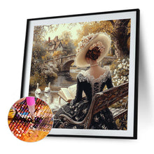 Load image into Gallery viewer, Victorian Beauty-Full Round Diamond Painting-40x40cm
