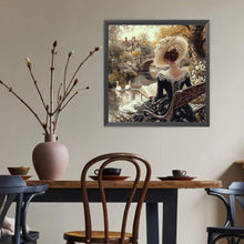 Load image into Gallery viewer, Victorian Beauty-Full Round Diamond Painting-40x40cm
