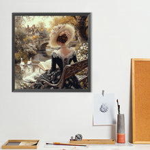 Load image into Gallery viewer, Victorian Beauty-Full Round Diamond Painting-40x40cm
