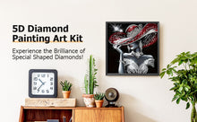 Load image into Gallery viewer, Elegant Lady with Hat-Partial Special Diamond Painting-30x30cm
