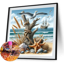 Load image into Gallery viewer, Ocean-Full Round Diamond Painting-30x30cm
