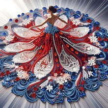 Load image into Gallery viewer, Gorgeous Skirt Girl-Partial Special Diamond Painting-30x30cm

