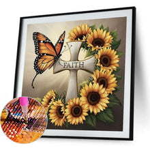 Load image into Gallery viewer, Butterfly-Full Round Diamond Painting-30x30cm

