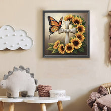 Load image into Gallery viewer, Butterfly-Full Round Diamond Painting-30x30cm
