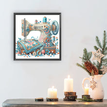 Load image into Gallery viewer, Sewing Machine-Partial Special Diamond Painting-30x30cm
