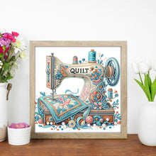 Load image into Gallery viewer, Sewing Machine-Partial Special Diamond Painting-30x30cm

