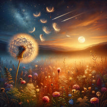 Load image into Gallery viewer, Dandelion-Full Round Diamond Painting-40x40cm
