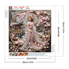 Load image into Gallery viewer, Japanese Style Girl-Partial Special Diamond Painting-30x30cm
