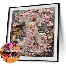 Load image into Gallery viewer, Japanese Style Girl-Partial Special Diamond Painting-30x30cm
