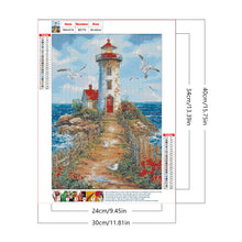 Load image into Gallery viewer, Lighthouse-Full Round Diamond Painting-30x40cm
