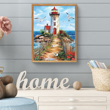 Load image into Gallery viewer, Lighthouse-Full Round Diamond Painting-30x40cm
