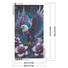 Load image into Gallery viewer, Eagle-Full Round Diamond Painting-40x70cm-Large Size
